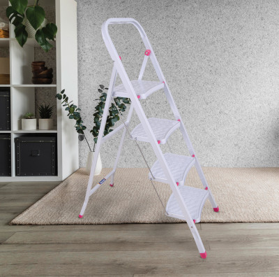 მეტალის პრაქტიკული კიბე 4 საფეხურით (1634)