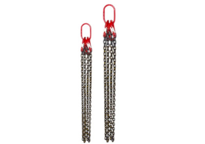 Crane chains from ferrous metal