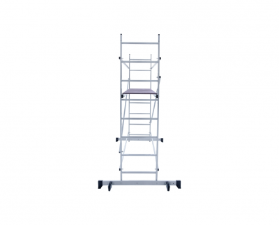 (1410208) ალუმინის კიბე-ხარაჩო 1410, 2x8;