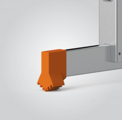 ალუმინის კიბე ორ სექციანი 2x13 საფეხური (7213-S)