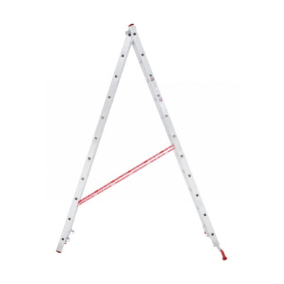 ალუმინის კიბე ორ-სექციიანი 11 საფეხურით NV 2220211