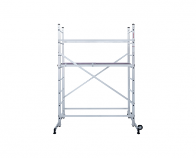 (1410208) ალუმინის კიბე-ხარაჩო 1410, 2x8;