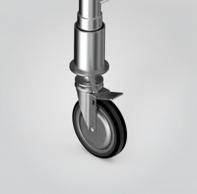 ალუმინის პროფესიონალური დასაკეცი ხარაჩო 3 მ. (8803-D)