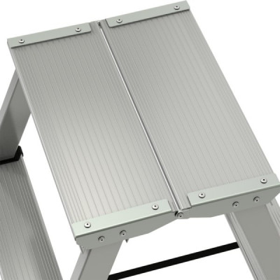 ალუმინის კიბე ორმხრივი 2 საფეხურით  NV 2120202