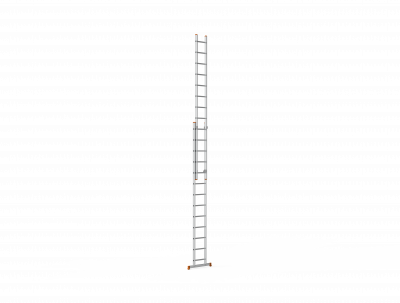 ალუმინის კიბე ორ სექციანი 2x13 საფეხური (7213-S)